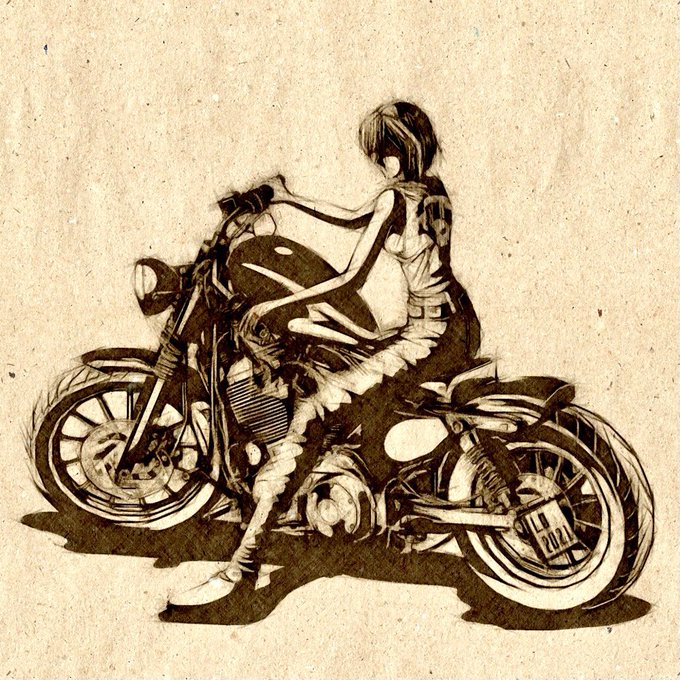 バイクイラストのtwitterイラスト検索結果 バイクイラストのtwitterイラスト検索結果