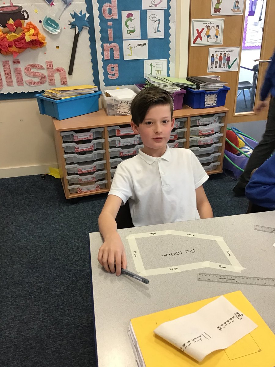 gfprimarycov's tweet photo. 5H have been looking at the perimeter of biscuits. Some of them also began to create their own shapes out of masking tape and calculate the perimeter. 🍪📏 #GFMaths #GFYear5 https://t.co/HvQbnKuqxU