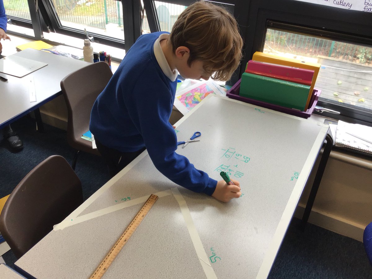 gfprimarycov's tweet photo. 5H have been looking at the perimeter of biscuits. Some of them also began to create their own shapes out of masking tape and calculate the perimeter. 🍪📏 #GFMaths #GFYear5 https://t.co/HvQbnKuqxU