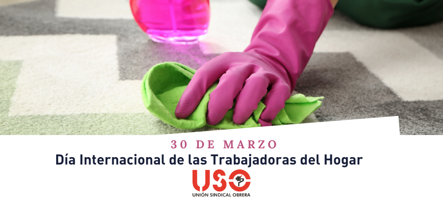 SindicatoUSO's tweet photo. En el Día Internacional de las Trabajadoras del Hogar, #USO denuncia la situación de este sector feminizado e invisible y cuyas reivindicaciones no son atendidas. Siguen siendo tratadas como trabajadoras de segunda. Luchemos por sus derechos. https://t.co/8j2UhrA3en https://t.co/wJwizAWnfM