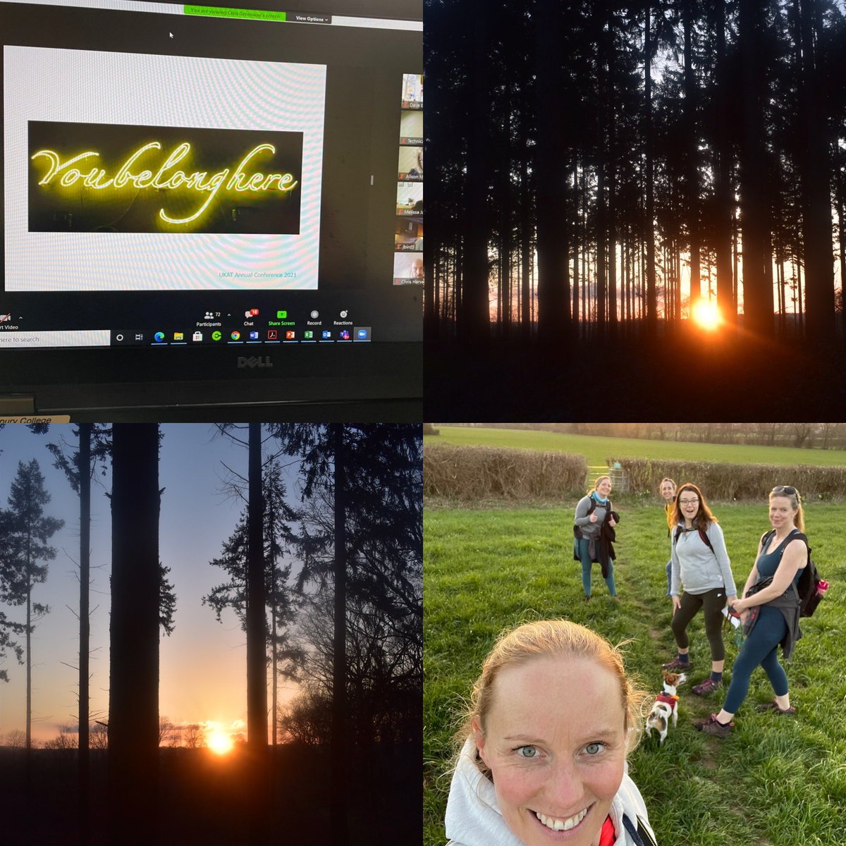 KateWilkinson19's tweet photo. Last night, first after work walk on the #daffodilway seeing friends for the first time in ages and then attending the virtual #UKATConf21 together with @greening_linda this week! Looking forward to this one! #personaltutoring #inclusivity #highereducation #timeshavechanged https://t.co/IoMjoYWM84