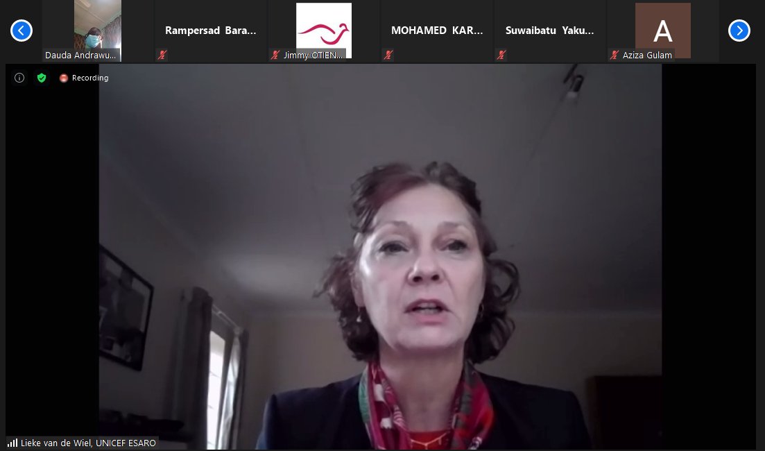 AaccCeta's tweet photo. Ms. Lieke van de Wiel,Deputy Regional Director @UNICEF -ESARO :
The intersection between @UNICEF and Faith communities is to provide hope to people.
#FaithandScienceInConversation @acrl_rfp https://t.co/UstZOf3A3Y