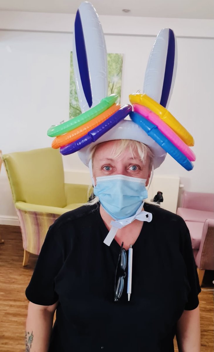 GoldendaleHouse's tweet photo. Easter is in full swing here at Goldendale House! 🐣

Residents have been playing Easter hoopla which has put a smile on all of our faces. 🐰

#GoldendaleFamily #GoodFriday #EasterActivities #StokeOnTrent #Staffordshire #CareHomesUK #CareHomeActivities #HappyEaster https://t.co/tJd2HGhLis