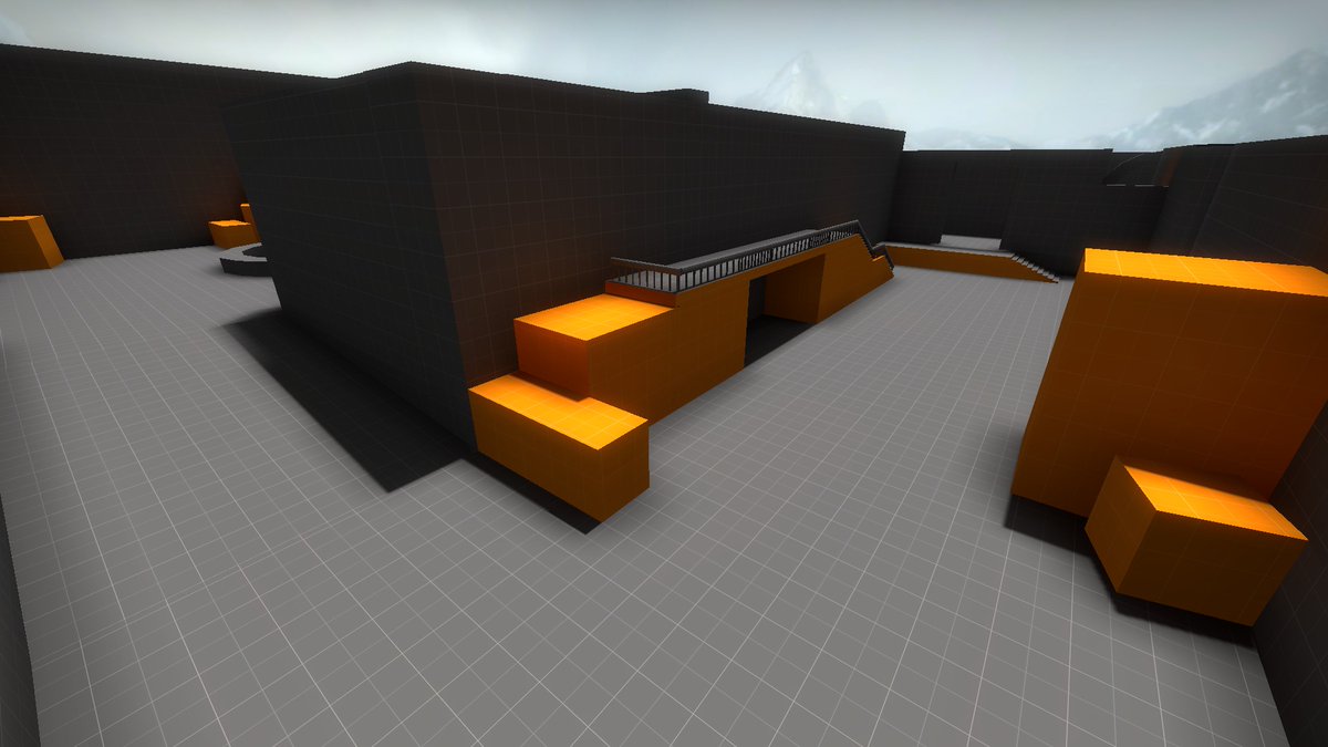 NeroC1337's tweet photo. Finally, published my first CS:GO map for playtesting. Building multiplayer shooter maps has always been my dream and passion, and I will keep polishing. Please give it a try if you like, and show me with feedback and critique #leveldesign #gamedev #CSGO 

https://t.co/S6yyUmzUQC https://t.co/yJg8h646v2