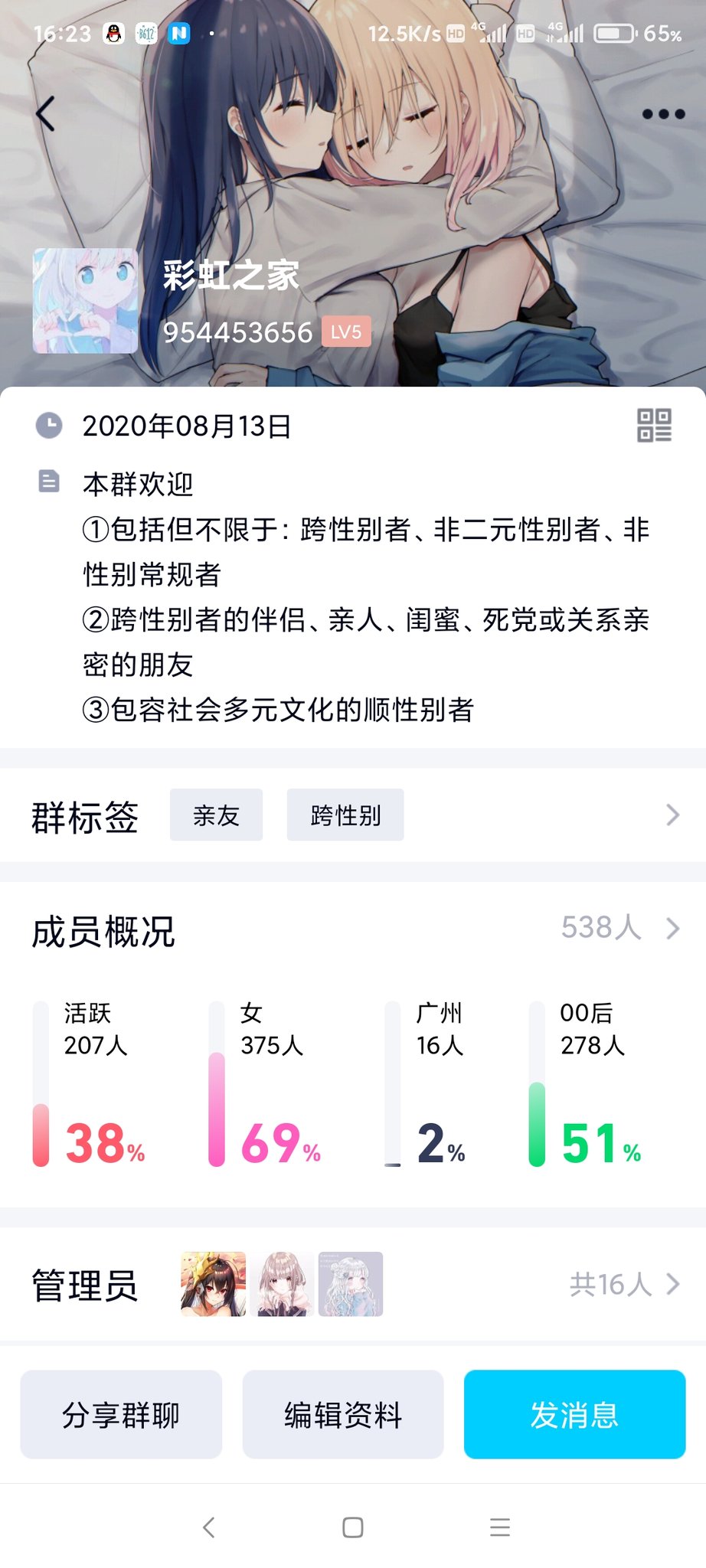 å¯'æ¶Ÿæ¼ªon Twitter å®£ä¼ ä¸€ä¸ªæˆ'åˆ›å»ºçš„ä»¥è·¨æ€§åˆ«è€… ä¸ºä¸»ä½