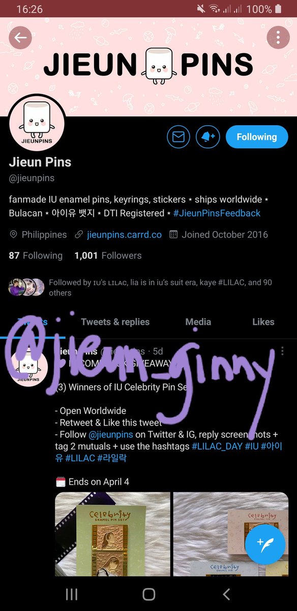 hermIUne_'s tweet photo. @jieunpins thank you po!! 💜
@georget41335470 @_leejigeumm
#LILAC_DAY #IU #아이유 #LILAC #라일락 https://t.co/CfV3UsG9oF