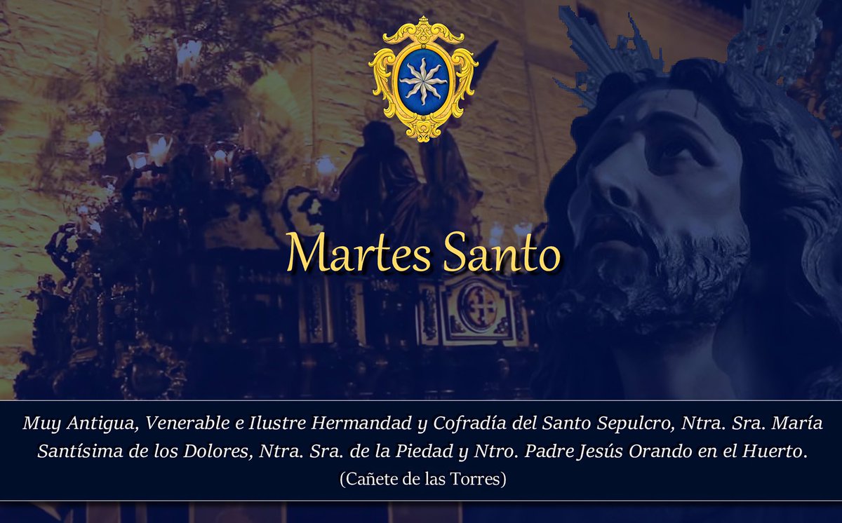 🕯️Martes Santo🕯️Desde estas líneas hacemos pública nuestra vinculación con la Hermandad de los Negros de Cañete de las Torres (Córdoba). 

#SonandoaCórdoba
#SuenaRedención