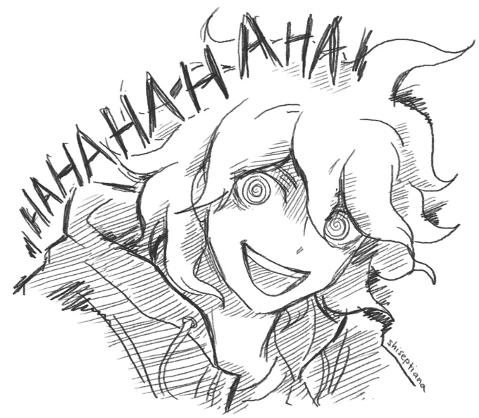 I don't remember drawing komaeda being this creepy 