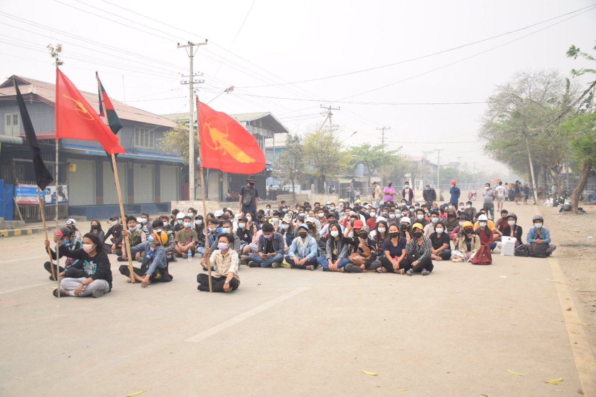 မတ် ၃၀ ရက်နေ့ ကလေးမြို့ သပိတ်စစ်ကြောင်း။ (ဓာတ်ပုံ - နီမင်းဦး)
#Kalay #MyanmarMilitaryCoup #MyanmarProtest #WhatsHappeninginMyanmar