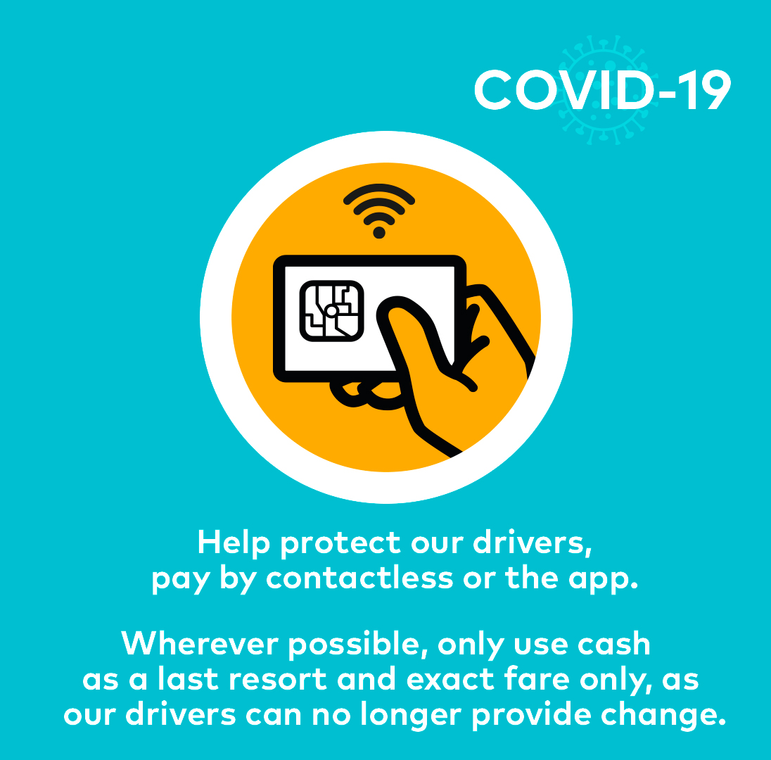 arrivamidlandsE's tweet photo. Please be aware of our Exact Fare No Change policy onboard our buses. Any excess fare money will be donated to the NHS through their Charities Together fundraising scheme. You can avoid using cash by paying for your journey with contactless: https://t.co/HKrtdM4mbB #MidlandsEast https://t.co/RupPPKM6eM