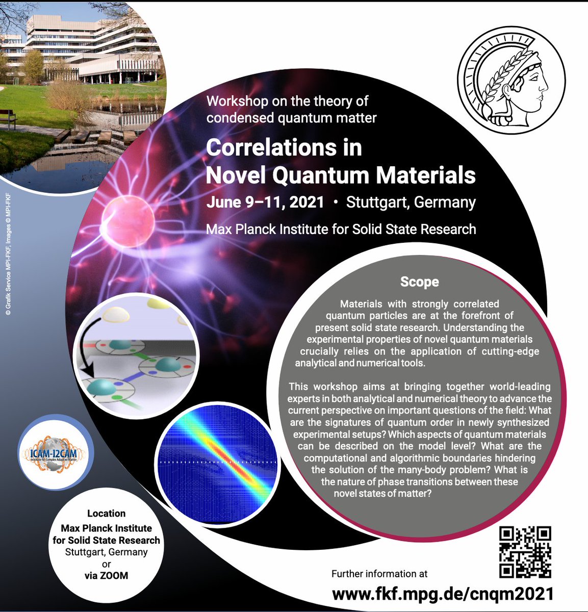 mpifkf's tweet photo. Our upcoming workshop, Correlations in Novel Quantum Materials, is bringing together experts in both analytical &amp; numerical theory! Register below to attend or contribute a poster 👇
https://t.co/uoj47Mzb2K

Whether the event is virtual or in-person is tbc. Hope to see you there! https://t.co/83Of0zmvNY