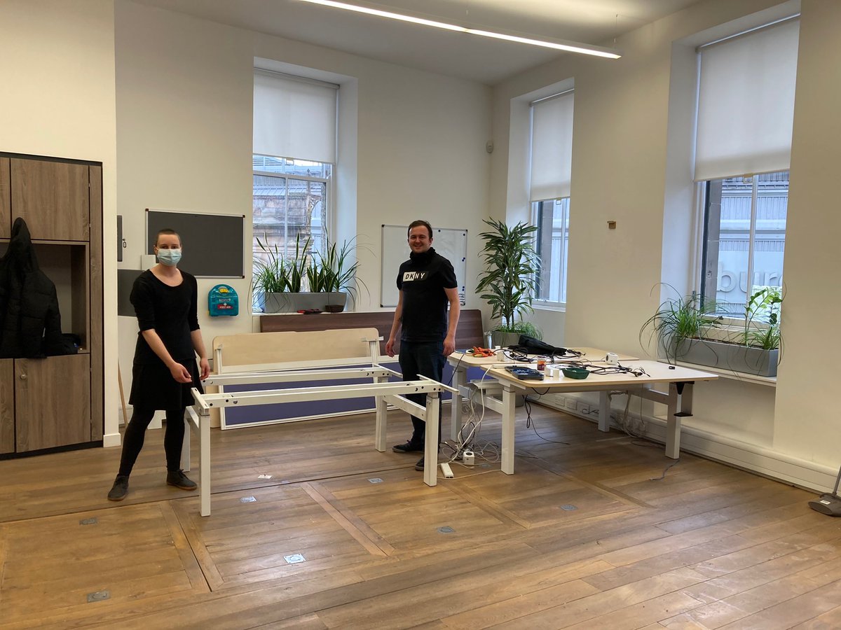 TheMeltingPotEd's tweet photo. And we’re in! Day one in our new home and we’re already making our mark. Look out for the big red TMP doors next time you’re in Edinburgh 👀❣️ https://t.co/FZc579A9dd