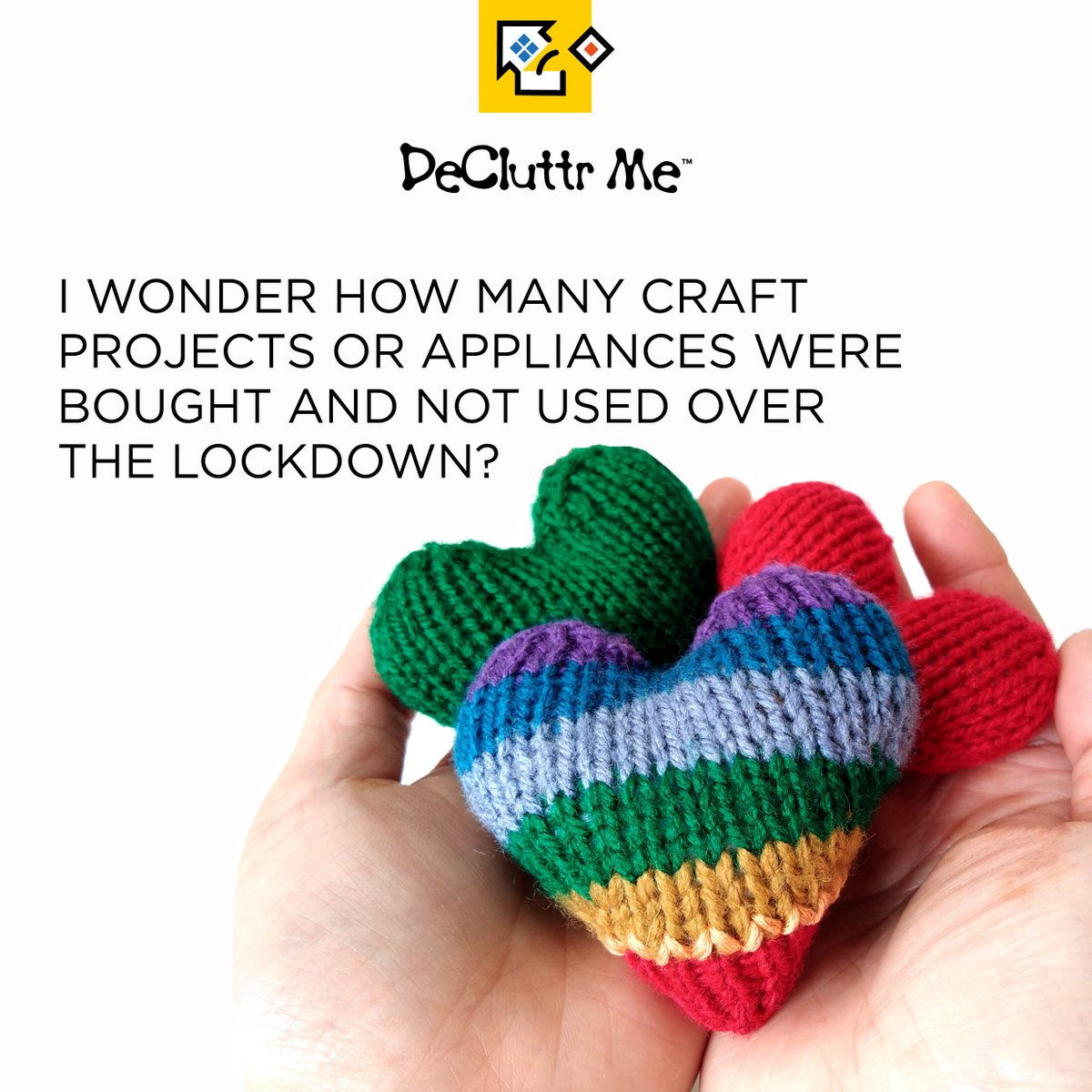 DecluttrMe's tweet photo. I wonder how many craft projects or appliances were bought and not used over the lockdown?
#DeCluttrMe #DeCluttr #craft #craftproject #crafting #professionalorganizer #simplify #declutter #decluttering #clutter #clutterfree #organizing #organized #organizingtips #getorganized https://t.co/zoZS3XkkXh
