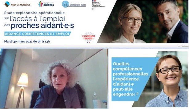 edehennezel's tweet photo. Résultats passionnants d’une étude  exploratoire sur les #compétences développées par les #aidants et leur potentiel de valorisation sur le marché du travail ! 
A poursuivre absolument. #VAE 
👏👏 @AG2RLAMONDIALE @AssoAidants @CercleVS @ThibautGuilluy @Elisabeth_Borne https://t.co/BcKzWUAYtL