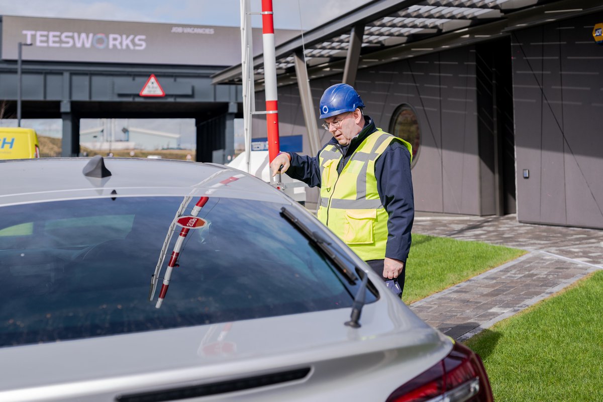 NESecurityltd's tweet photo. NE Security are delighted to be able to provide security services to the new Teesworks project. 👊

The fantastic new Teesworks gate has NE Security team members stationed around the clock keeping the site #safeandsecure. 🚨

#NESecurity #NorthEastSecurity #Teesport #NorthEast https://t.co/tK1N7ujAkj