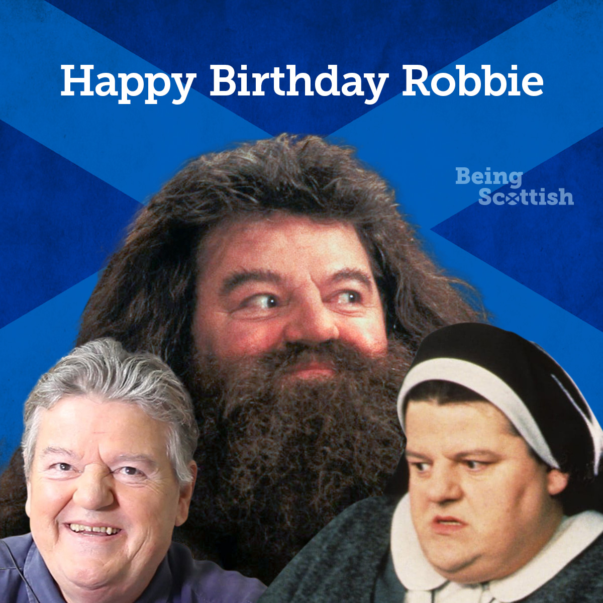 Happy birthday to Rutherglen-born actor Robbie Coltrane who is 71 today  