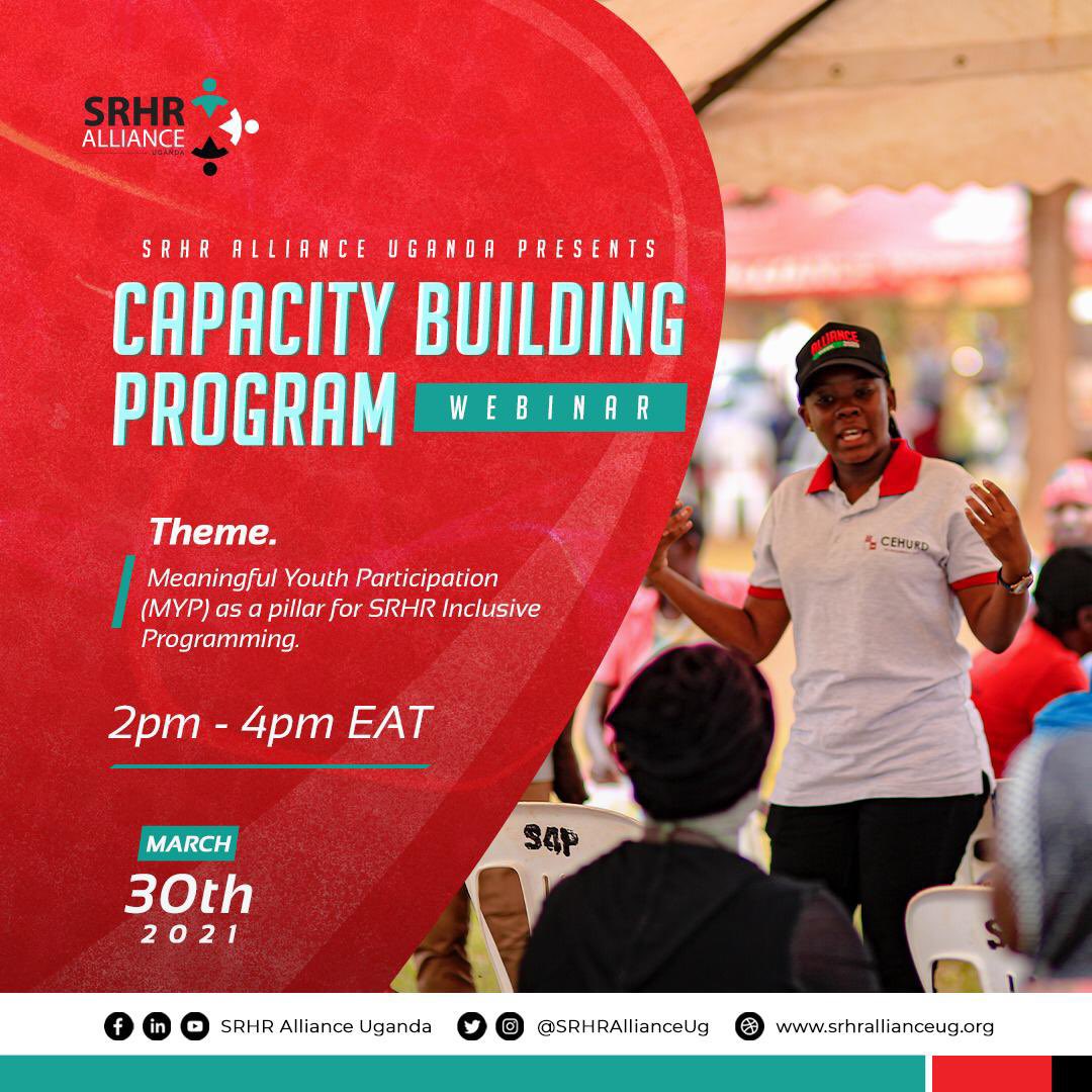 Reminder: We will be having our first Capacity Building Program Webinar on Meaningful Youth Participation today at 2:00PM E.A.T. If you haven’t registered, it’s not to late, just click on the link below and be part of it. 

zoom.us/webinar/regist…