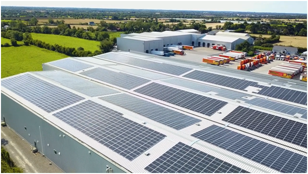 Enerpower_ie's tweet photo. The project started with an energy audit followed by investigations and preliminary designs into different #greenenergytechnologies and culminated in the selection of a 1.5MW #solarpvarray to be installed on the existing warehouse roofs. Know more at https://t.co/nhE0qASJOD! https://t.co/f75xcbsvPz
