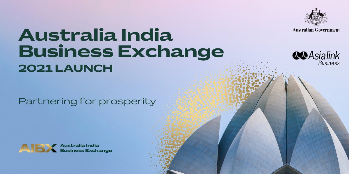 AustradeIndia's tweet photo. Join @DanTehanWannon &amp; industry leaders for the launch of the Australia India Business Exchange (AIBX) 2021. Discover new opportunities for your business at #AIBX - @ausgov flagship business exchange program. 

Register at: https://t.co/e8sMNS8A8L

#Australia #India https://t.co/w8jO0HAYeq