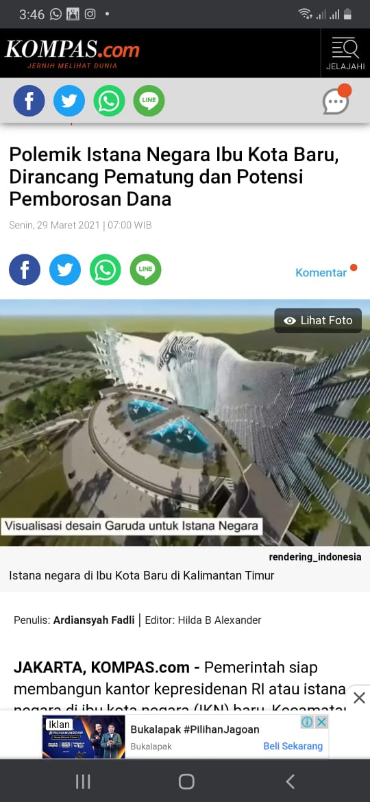 Desain gedung istana baru kita di Kaltim !

'simbol ketidak majuan peradaban bangsa Indonesia'

-a Thread