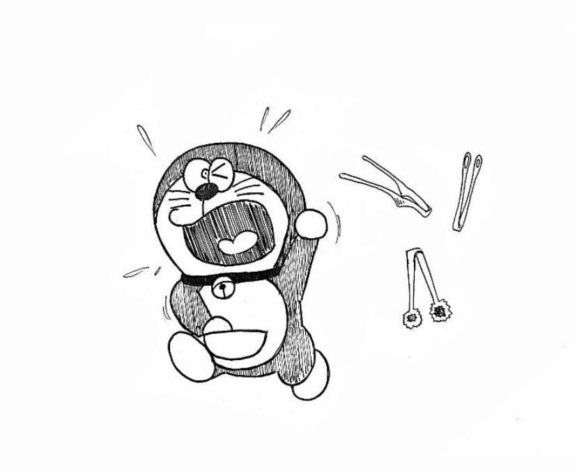 鮭がおにぎり على تويتر テンパりすぎて焼肉屋でしか使わないトングを出しまくるドラえもん