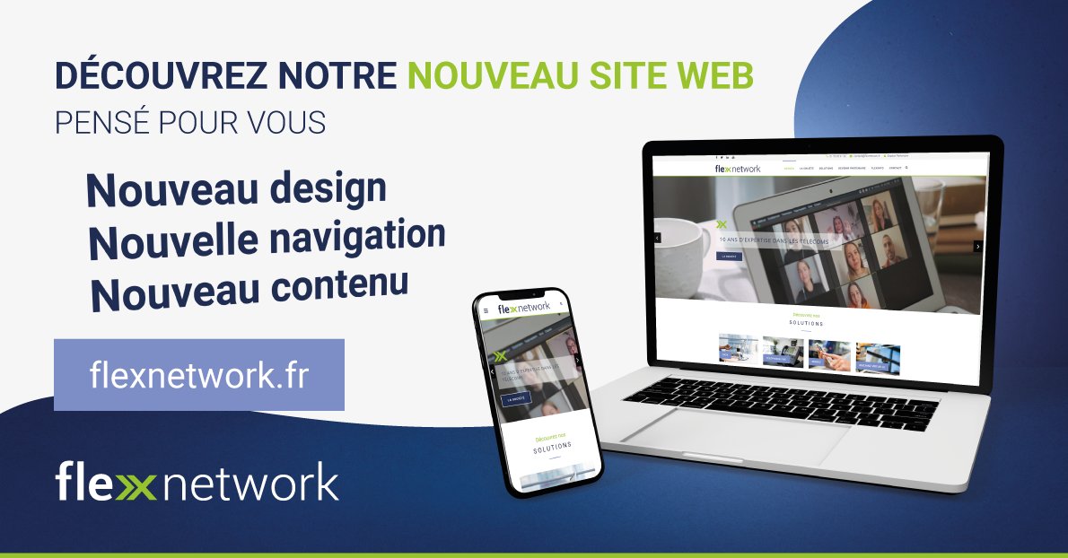 flexnetwork's tweet photo. C'est avec beaucoup d'enthousiasme, et pour fêter les 10 ANS de #Flexnetwork, que nous vous annonçons la mise en ligne de NOTRE NOUVEAU #SITE #WEB.

Un site complètement refait, pensé pour une expérience utilisateur optimisée. 

https://t.co/1vwdjxtA2J https://t.co/3PVV58lxi8