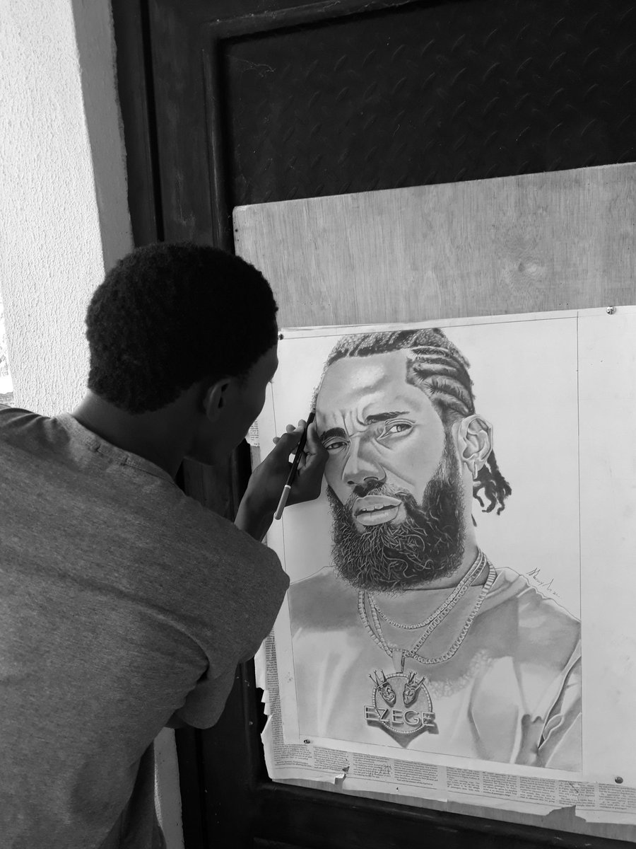 Hi, Goodmorning ya all 
Its pencil artwork of <a href="/phynofino/">EZEGE 1</a> 
Spent days on this, please help me retweet til it gets to <a href="/phynofino/">EZEGE 1</a> 🙏🙏🙏❤❤🙏🙏🙏
Your support is all that matters ❤