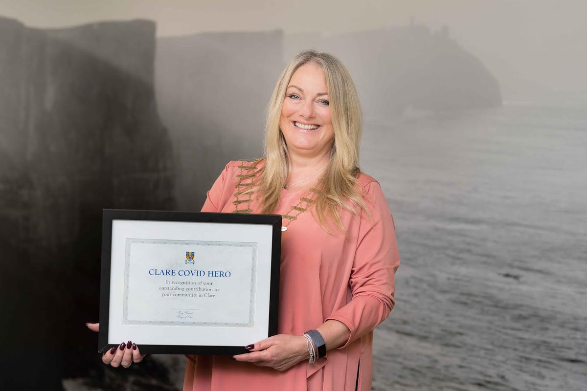 CouncilJournal's tweet photo. Cathaoirleach Leads Call To Celebrate ‘Clare Covid Heroes’
https://t.co/MjqJZcDC0Q
#Clare #ClareCoCo #Covid #CovidHeroes #Pandemic #Initiative #EverydayHeroes https://t.co/Vy7BirzIWt