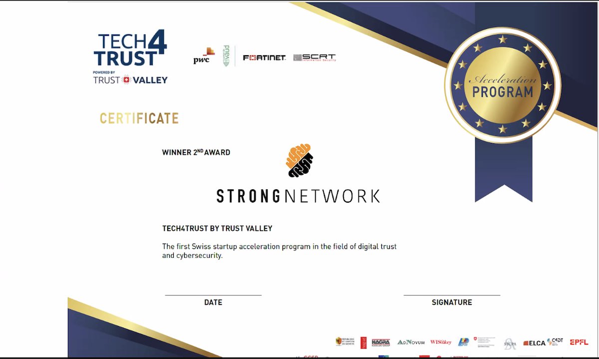 TrustValleyCH's tweet photo. Congratulations to Laurent Balmelli and his team! 👏🏻👏🏻👏🏻  #VDtech https://t.co/iRZPn7Yw2n wins the #Tech4Trust Season 2 Second Prize by our Strategic Partner PwC Switzerland! #TrustValleyCH #digitalTrust #cybersecurity cc @lennig @heigvd https://t.co/a6jaTK94bn