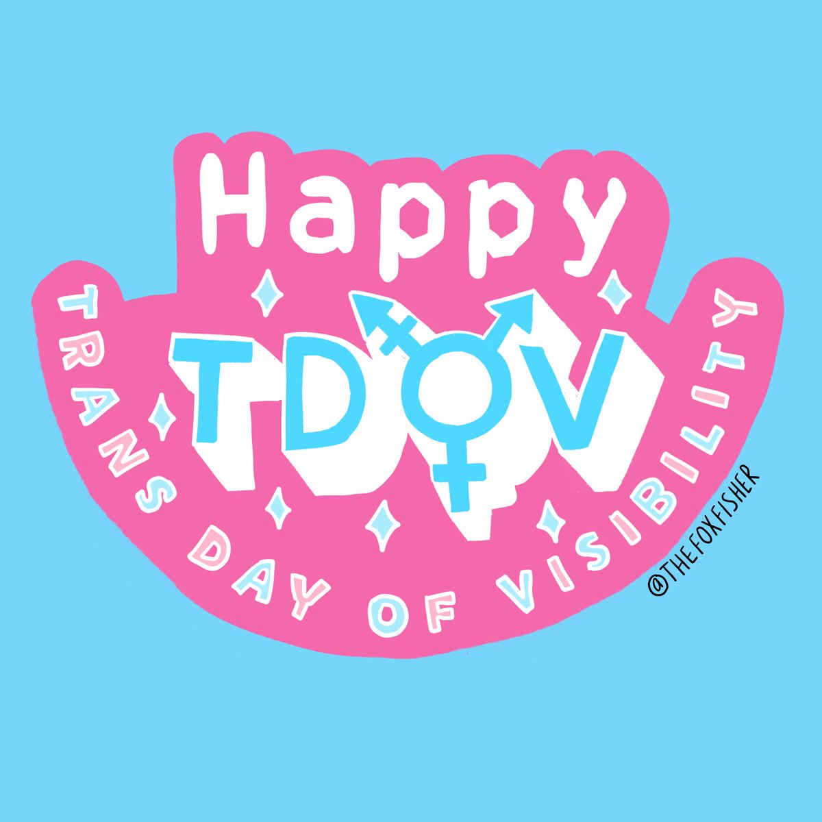 March 31st is 🏳️‍⚧️Trans Day of Visibility, all about celebrating how far we have come, overcoming obstacles and finding ways to love ourselves, our bodies 🌟 If you are trans, I send you love &amp; solidarity. Trans allies, please keep up your support and thanks for all you do. #TDOV