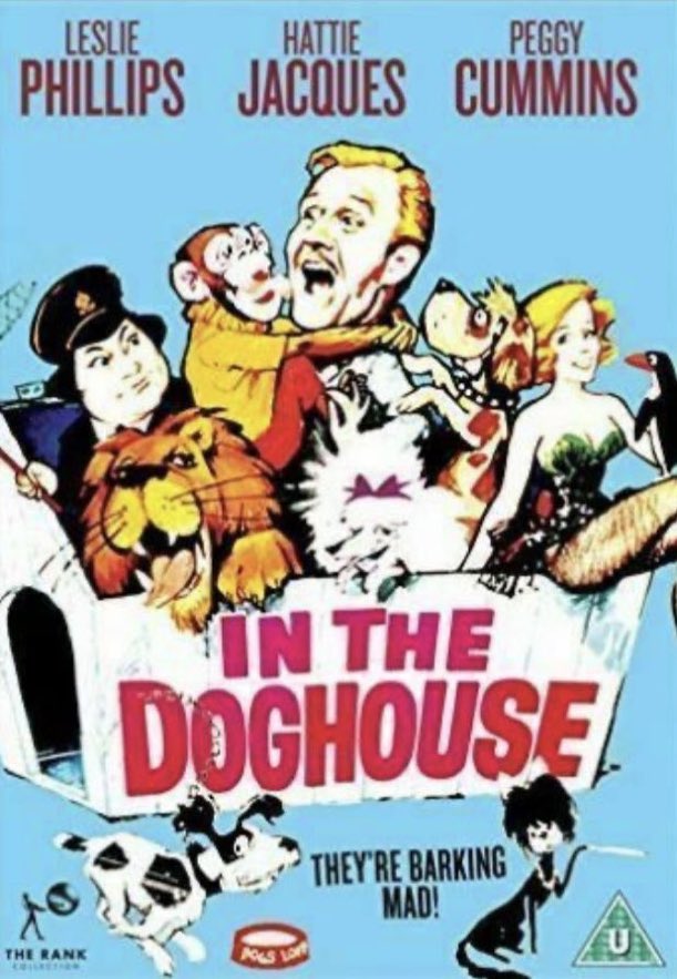 SaveRedlandLibr's tweet photo. 10:30am TODAY on @TalkingPicsTV 

The 1961 #Comedy film🎥 “In The Doghouse” directed by #DarcyConyers from Michael Pertwee’s screenplay based on #AlexDuncan’s 1961 novel📖 “It's a Vet's Life”

🌟#LesliePhillips #PeggyCummins #HattieJacques #JamesBooth https://t.co/3gmkSFSoqo