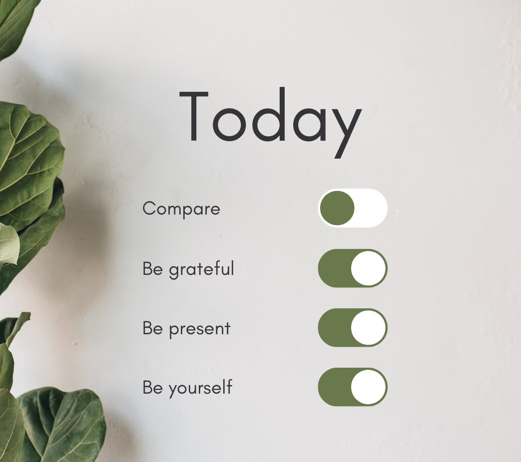 pexton73's tweet photo. A great way to start the day. It is so important not to compare yourself to others. You are (y)ounique, stay that way https://t.co/0Cb7t9P5a5