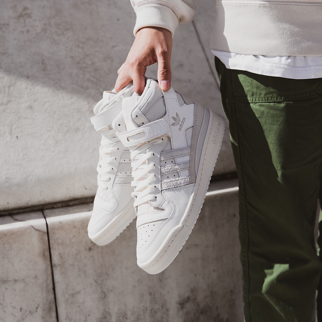 adidas forum 84 high orbit grey on feet