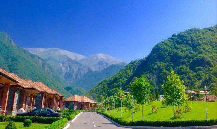 Azerbaijan's tweet photo. #Sheki, an ancient town of #Azerbaijan dating back more than 2000 years, sits in the foothills of the Greater Caucasus Mountains. Given its location near the mountains, head to Sheki in spring & experience the rebirth of the nature here. https://t.co/6V2LTWrsbf