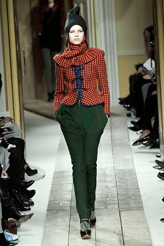 A venn diagram of my interests right here: folk horror inspired high fashion!