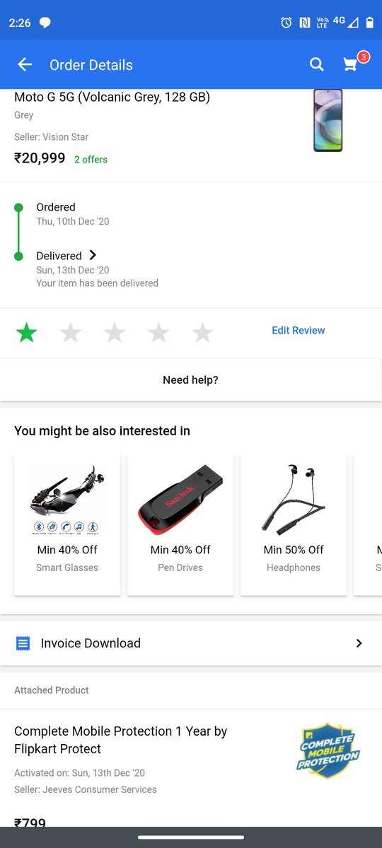 KumarVridul's tweet photo. @flipkartsupport https://t.co/yLG3MMlvkz