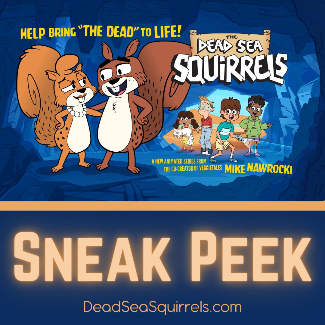 VeggieTales co-creator and voice of lovable “Larry the Cucumber” Mike Nawrocki - along with his team, including Disney animator <a href="/TomBancroft1/">Tom Bancroft</a> and <a href="/theperfectfoil/">Steve Taylor</a>, are gathering resources to bring The Dead Sea Squirrels to life! Go to deadseaquirrels.com and get a sneak peek!