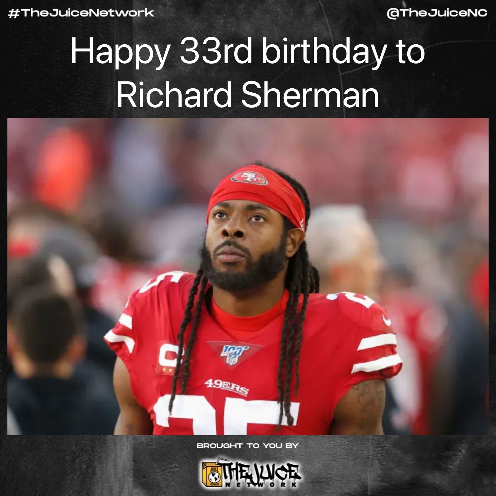 Happy 33rd birthday to Richard Sherman!    