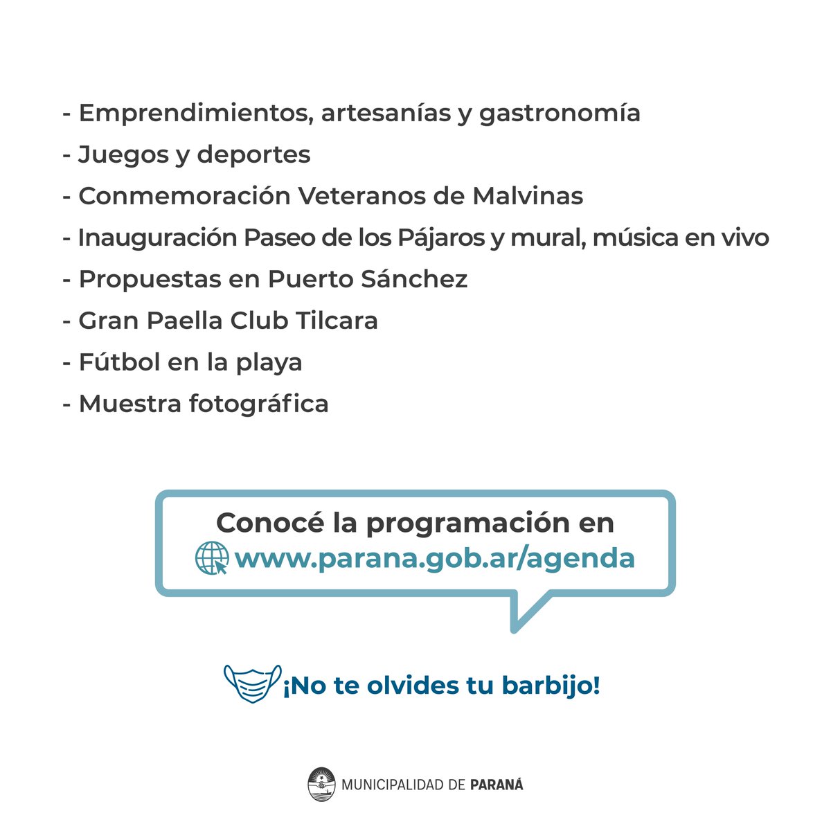Municipalidad de Paraná tweet media
