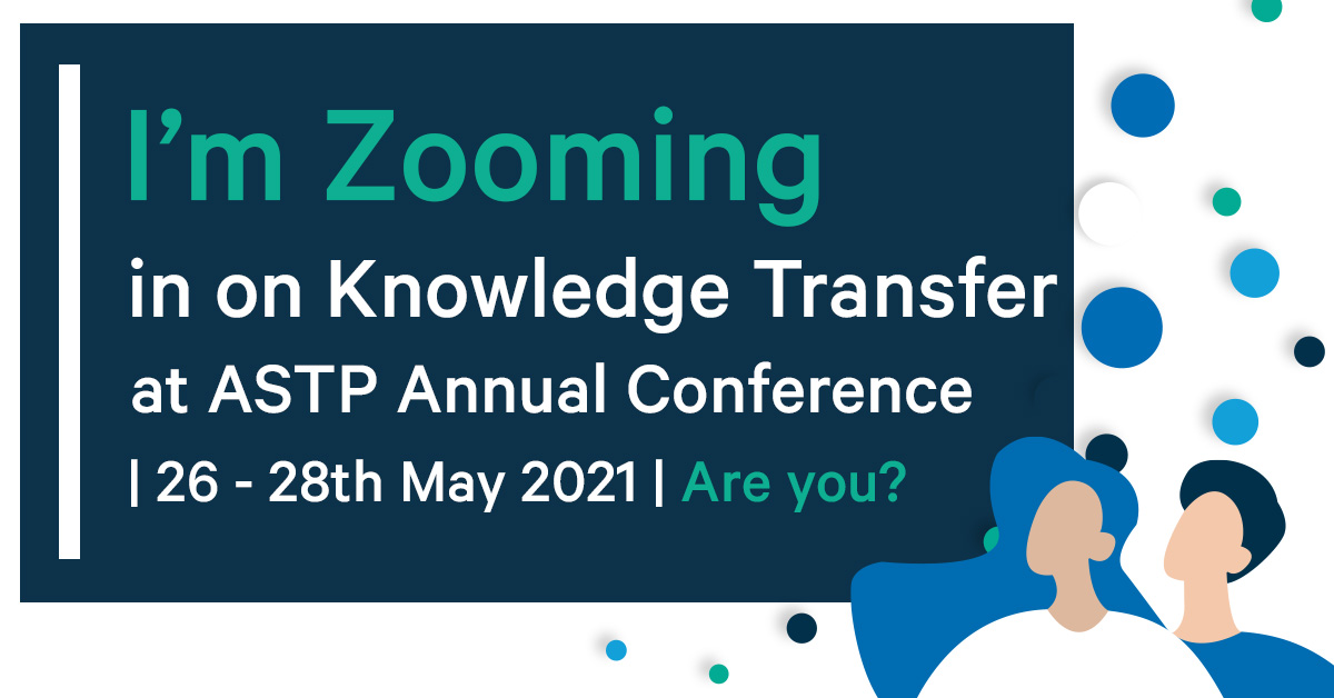 AnjiMPhD's tweet photo. I am going to #astp4KT conference this May. Will I meet you there? #Innovation #TechnologyTransfer #KnowledgeTransfer #conference #TranslatingScience #ImpactingPatients #TranslationalResearch https://t.co/4hnpnlruT2