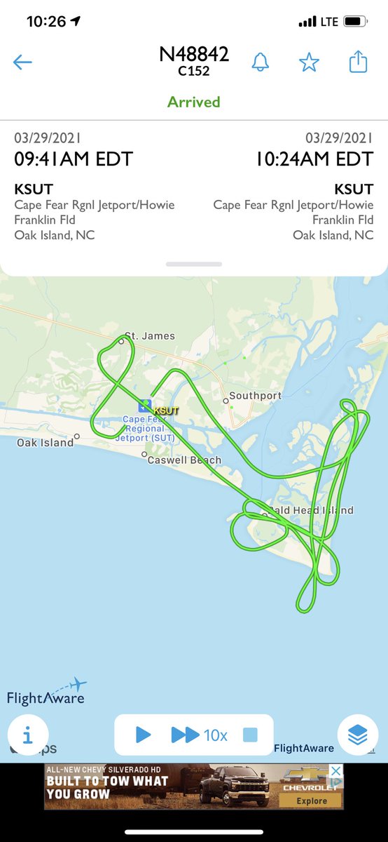 CNanceAnnouncer's tweet photo. What’d your 11 year old do yesterday? Mine continued his private pilot’s license training! Set your kids up for success in the fields they choose! #futurepilot #flygooddontsuck #coastal #ocean #baldheadisland https://t.co/LSPI70qjxc