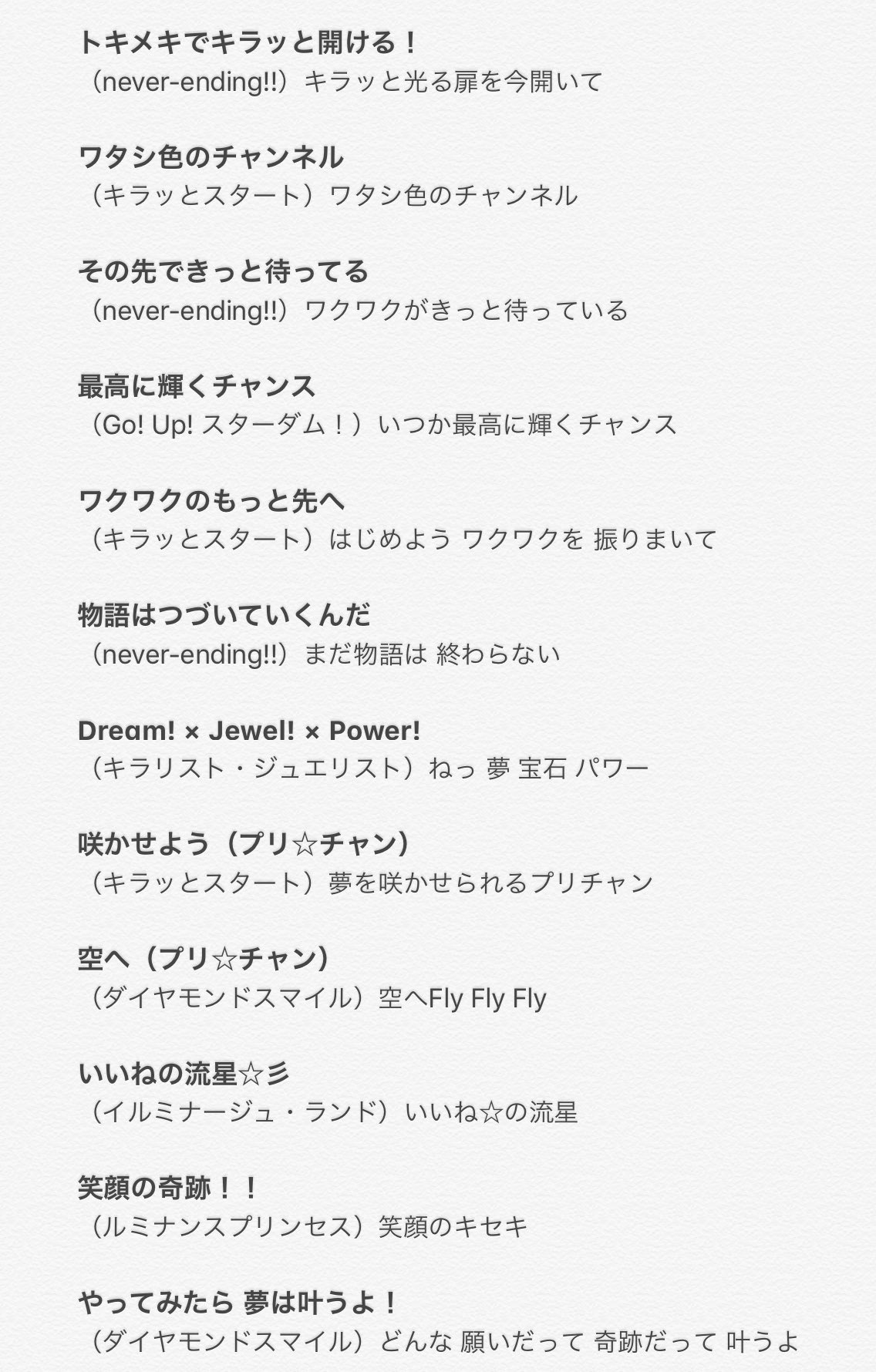 ことぶき もしかしたら ここにある R リアル 起こり得る L バーチャル とも掛かっている可能性ありそう この部分 確かステージ上でも ここにある R 右手にあっちゃん 起こり得る L 左手にもっちー だった気がする Prichan Rgr Jp