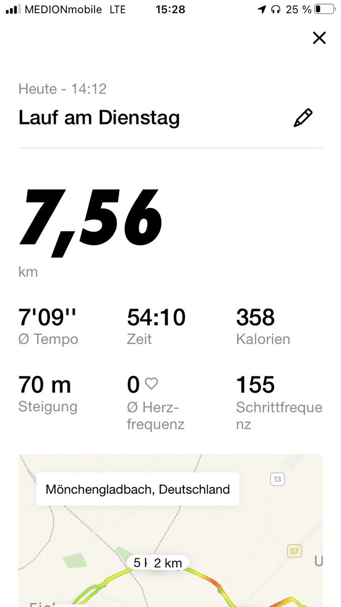 my first 7.5 km run 💪🏻