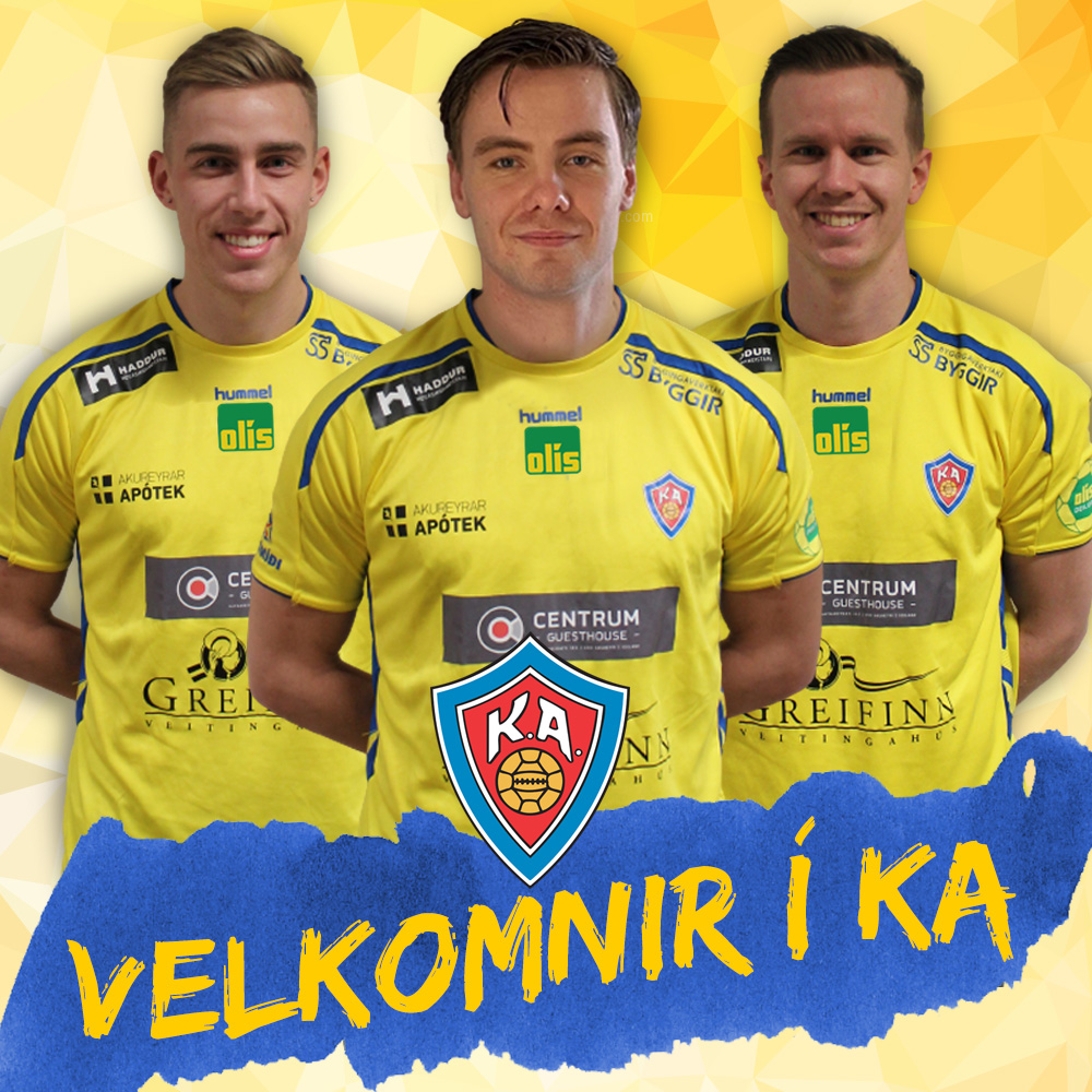 KAakureyri's tweet photo. Við bjóðum þá Óðin Þór, Einar Rafn og Arnar Frey velkomna norður!

Þeir félagar munu ganga til liðs við handknattleikslið KA á næsta tímabili og ljóst að koma þeirra mun styrkja liðið okkar enn frekar! #LifiFyrirKA https://t.co/M5qBCiZdXq https://t.co/HNOcy7oTTI