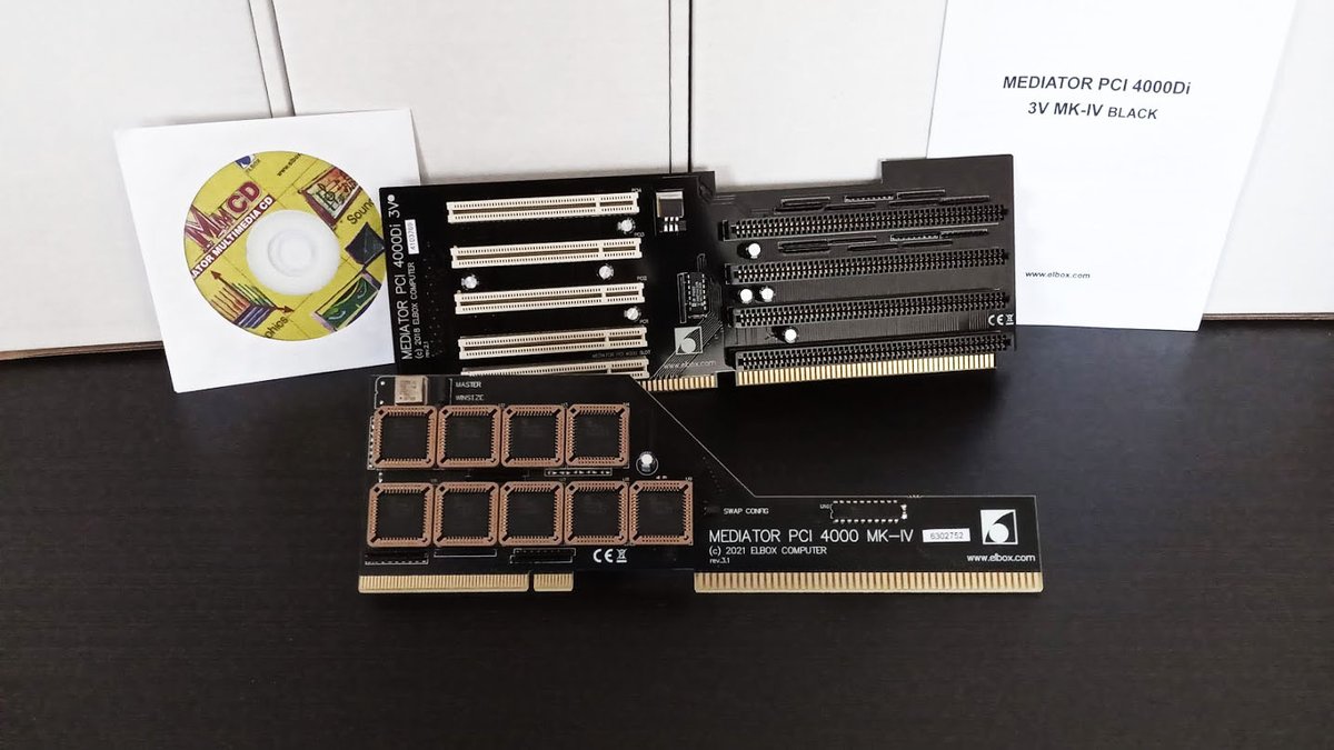 MicromigaShop's tweet photo. Le nouveau Mediator PCI 4000Di Mk IV Black, est désormais disponible sur la boutique https://t.co/5aTwAe8NQC :
https://t.co/1LZzCe6OHl
Au programme: Cartes PCI-Express avec un adaptateur PCI-E vers PCI et Mémoire vidéo utilisable comme Fastram
#amiga #micromiga #elbox #mediator https://t.co/UHNATulWjU