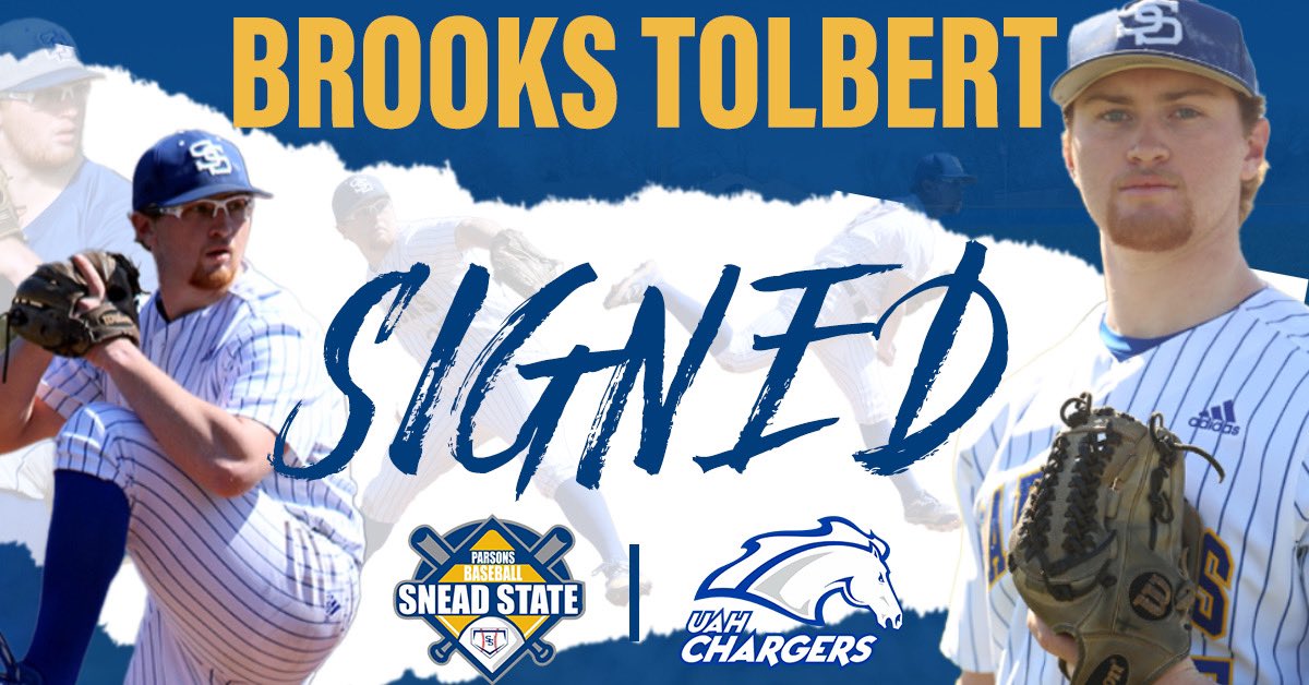 Congratulations to @brooks_tolbert14 on signing with  @UAH_baseball!!