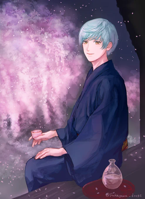 夜桜景趣とても素敵だ…… 