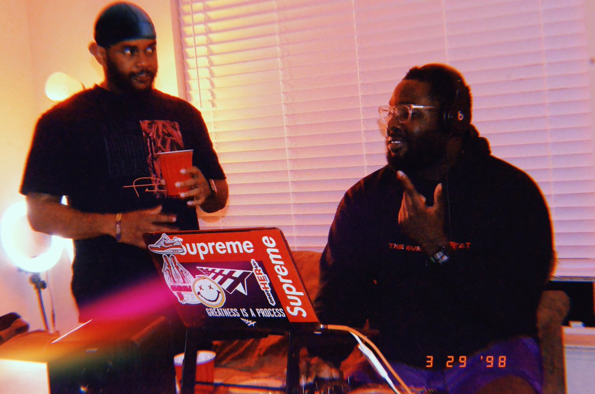 theverythingpod's tweet photo. Last Wine Down Tuesday we were vibin’ ... what should our theme be this week ???

@Beeternal__ 
@ItsBBenson 
📸: @Hopes_yg https://t.co/mpo4eGkidA