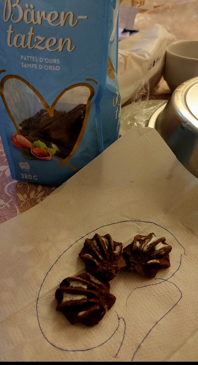 Signe de la patte d'ours un petit déjeuner ...