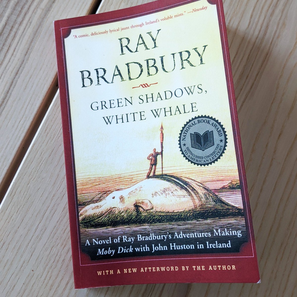 Done with this beast! A teleport into Ireland in 50s from foreigner's point of view. As always with staple mesmerizing writing of Ray Bradbury. It was a treat. (I've started reading this books 3 times before in Russian. But the original it was 😂) Should I read Mobi Dick next?